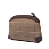 Vintage Check Canvas Clutch